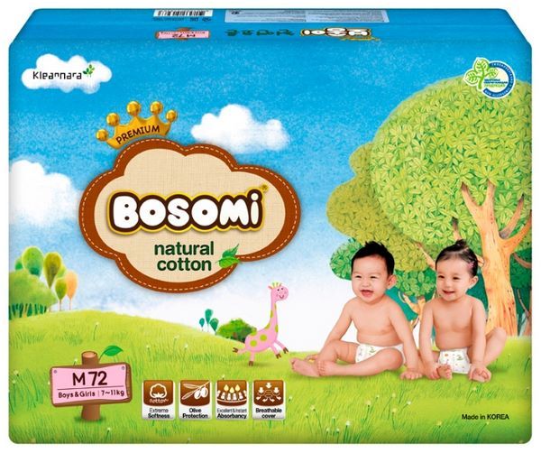 Отзывы Bosomi Natural Cotton M (7-11 кг)