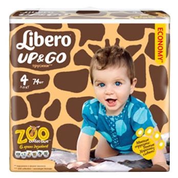 Отзывы Libero Up & Go Zoo Collection 4 (7-11 кг)