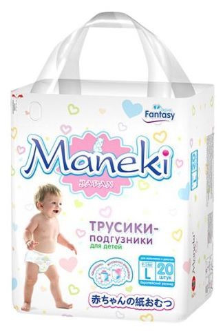 Отзывы Maneki трусики Fantasy L (9-14 кг)