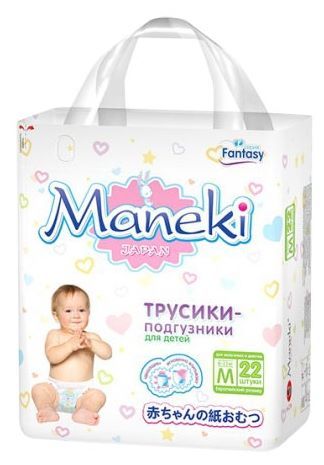 Отзывы Maneki трусики Fantasy M (6-11 кг)