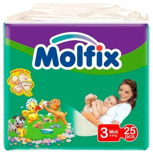 Отзывы Molfix подгузники 3 (4-9 кг)