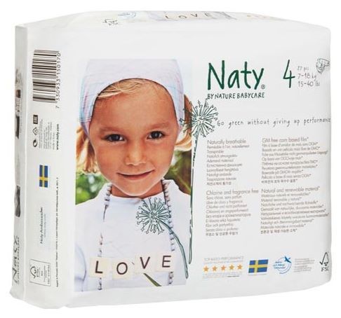 Отзывы Naty подгузники 4 (7-18 кг)