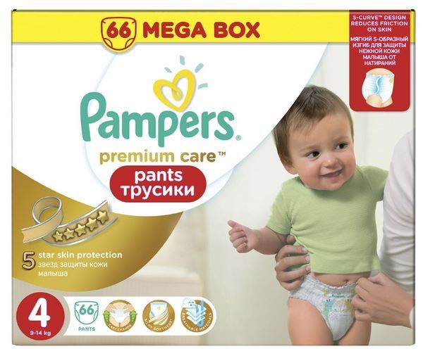 Отзывы Pampers Premium Care трусики 4 (9-14 кг)