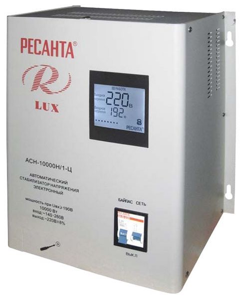 Отзывы РЕСАНТА LUX АСН-10000Н/1-Ц