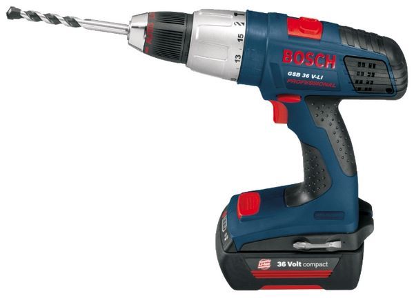 Отзывы Bosch GSB 36 V-LI 2.6Ah x2 Case