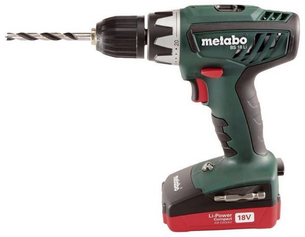 Отзывы Metabo BS 18 Li 2012 13мм 2.0Ah x2 Case