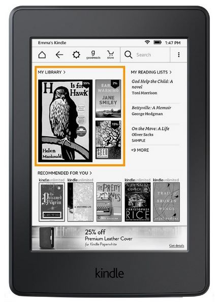 Отзывы Amazon Kindle 8