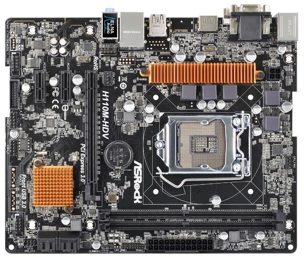 Отзывы ASRock H110M-HDV