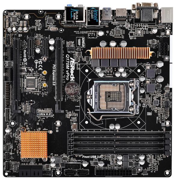 Отзывы ASRock Q170M vPro