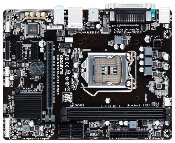 Отзывы GIGABYTE GA-H110M-DS2 DDR3 (rev. 1.0)