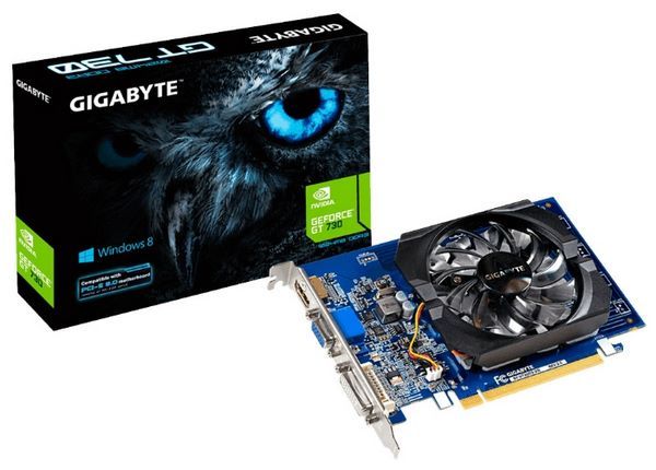 Отзывы GIGABYTE GeForce GT 730 902Mhz PCI-E 2.0 2048Mb 1800Mhz 64 bit DVI HDMI HDCP rev. 2.0