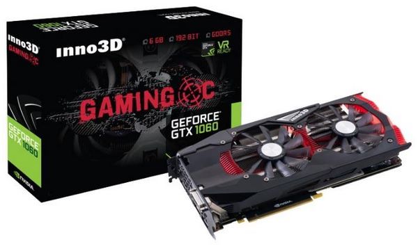 Отзывы Inno3D GeForce GTX 1060 1569Mhz PCI-E 3.0 6144Mb 8200Mhz 192 bit DVI HDMI HDCP