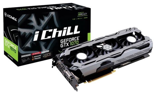 Отзывы Inno3D GeForce GTX 1070 1620Mhz PCI-E 3.0 8192Mb 8200Mhz 256 bit DVI HDMI HDCP X3