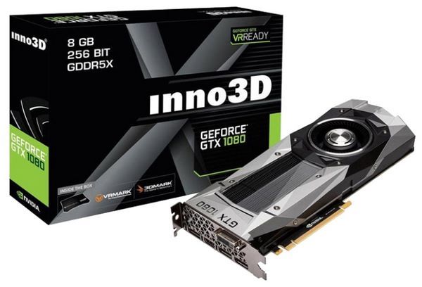 Отзывы Inno3D GeForce GTX 1080 1607Mhz PCI-E 3.0 8192Mb 10000Mhz 256 bit DVI HDMI HDCP