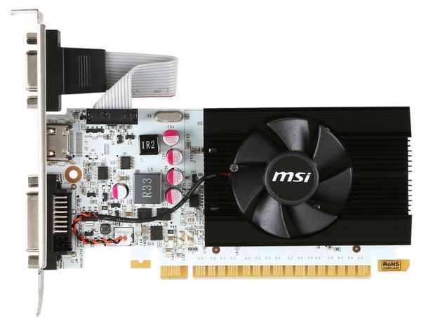 Отзывы MSI GeForce GT 730 1006Mhz PCI-E 2.0 1024Mb 5000Mhz 64 bit DVI HDMI HDCP V1