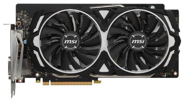 Отзывы MSI GeForce GTX 1060 1544Mhz PCI-E 3.0 6144Mb 8000Mhz 192 bit DVI HDMI HDCP ARMOR OC