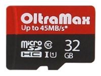 Отзывы OltraMax microSDHC Class 10 UHS-1 45MB/s + SD adapter