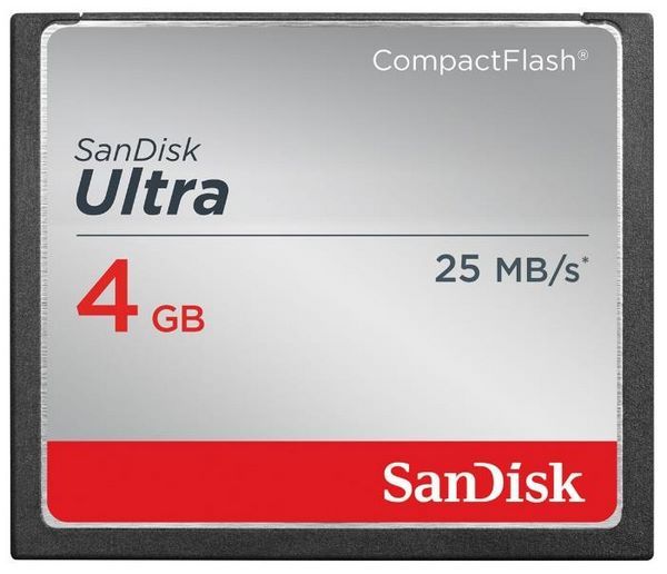 Отзывы SanDisk CompactFlash Ultra 25MB/s