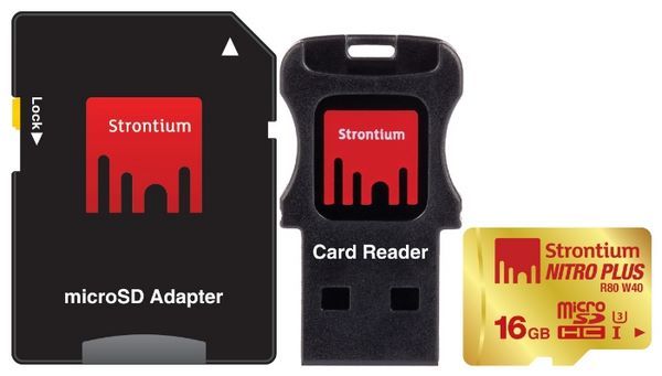Отзывы Strontium NITRO PLUS microSDHC Class 10 UHS-I U3 + SD adapter & USB Card Reader