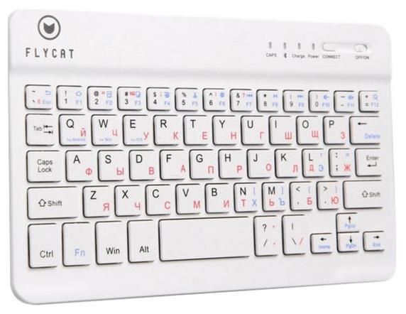 Отзывы FLYCAT KB28 White Bluetooth