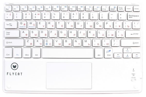 Отзывы FLYCAT KB30T White Bluetooth