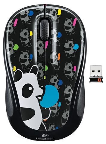 Отзывы Logitech Wireless Mouse M325 panda candy Black USB