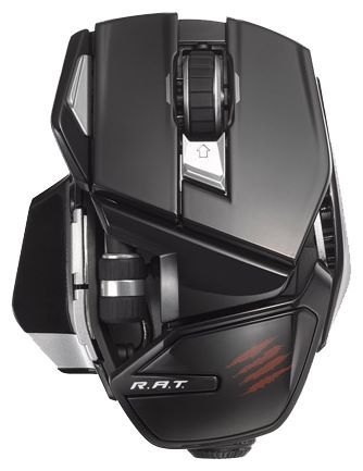 Отзывы Mad Catz Office R.A.T. Wireless Mouse for PC, Mac, Android Gloss Black USB