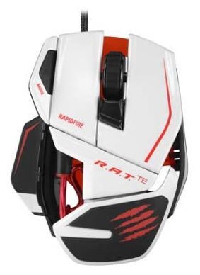 Отзывы Mad Catz R.A.T. TE Gaming Mouse for PC and Mac White USB