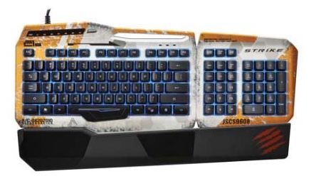 Отзывы Mad Catz Titanfall S.T.R.I.K.E. 3 Gaming Keyboard for PC Grey USB