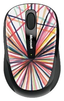 Отзывы Microsoft Wireless Mobile Mouse 3500 Artist Edition Mike Perry — Design 1 White-Black USB