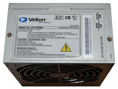 Отзывы Velton ATX-450PNR 450W