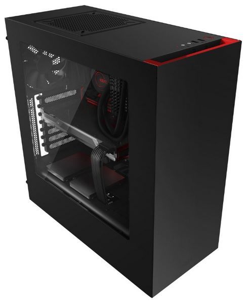 Отзывы NZXT S340 Black/red