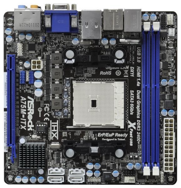 Отзывы ASRock A75M-ITX