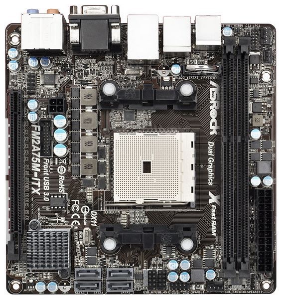 Отзывы ASRock FM2A75M-ITX R2.0