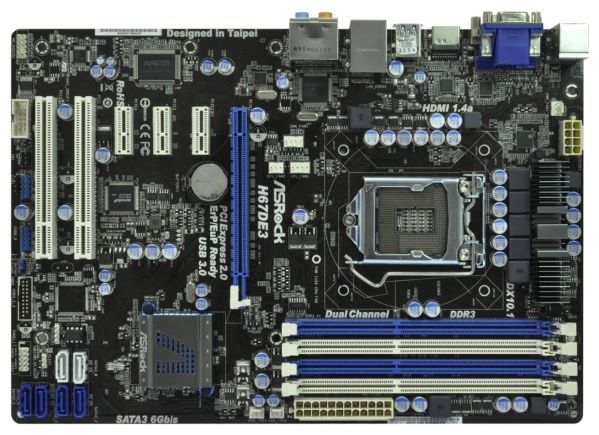 Отзывы ASRock H67DE3