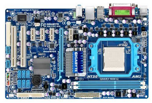 Отзывы GIGABYTE GA-770T-D3L (rev. 1.3)