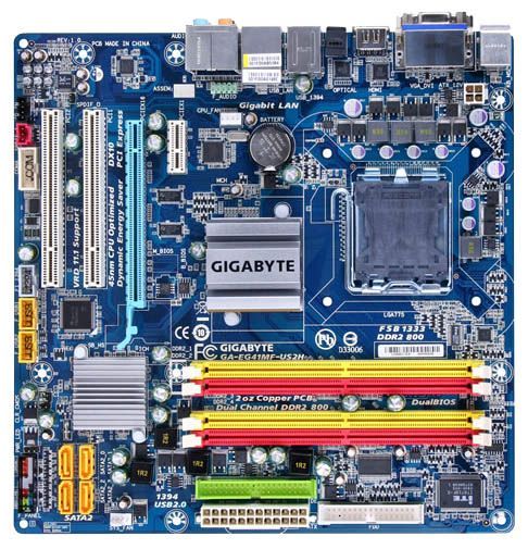 Отзывы GIGABYTE GA-EG41MF-US2H (rev. 1.0)