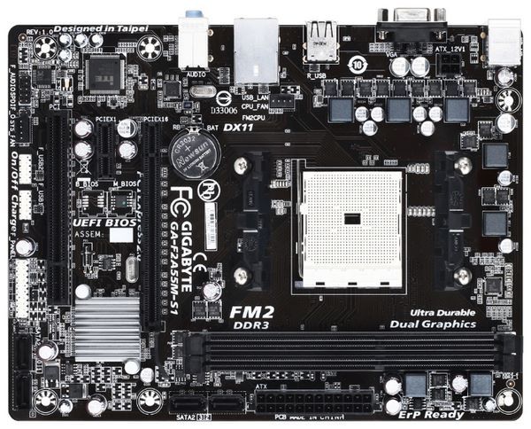 Отзывы GIGABYTE GA-F2A55M-S1 (rev. 1.0)