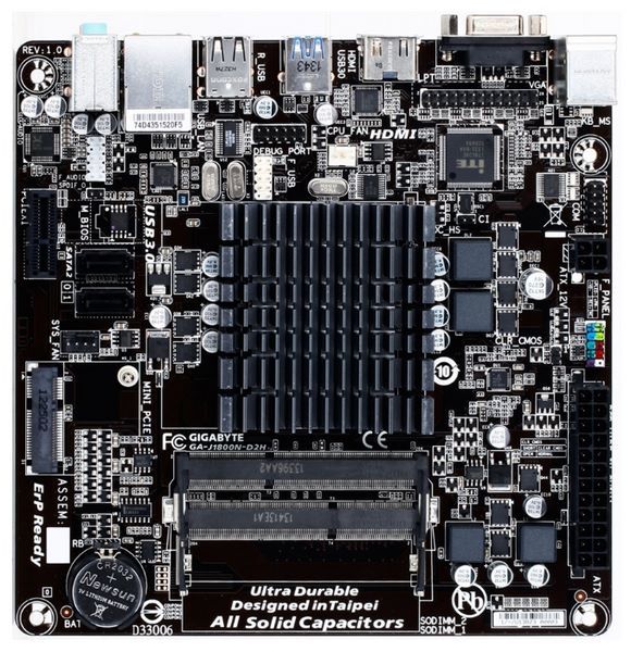 Отзывы GIGABYTE GA-J1800N-D2H (rev. 1.0)