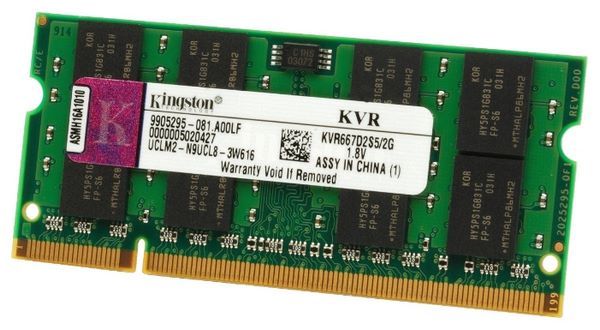 Отзывы Kingston KVR667D2S5/2G