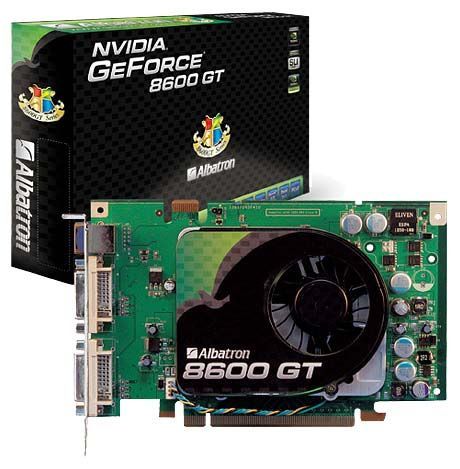 Отзывы Albatron GeForce 8600 GT 540Mhz PCI-E 256Mb 1400Mhz 128 bit 2xDVI TV