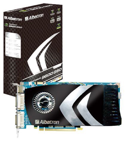 Отзывы Albatron GeForce 9600 GSO 650Mhz PCI-E 2.0 512Mb 1800Mhz 256 bit 2xDVI TV HDCP YPrPb