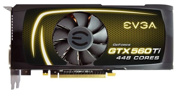 Отзывы EVGA GeForce GTX 560 Ti 448 797Mhz PCI-E 2.0 1280Mb 3900Mhz 320 bit 2xDVI HDMI HDCP