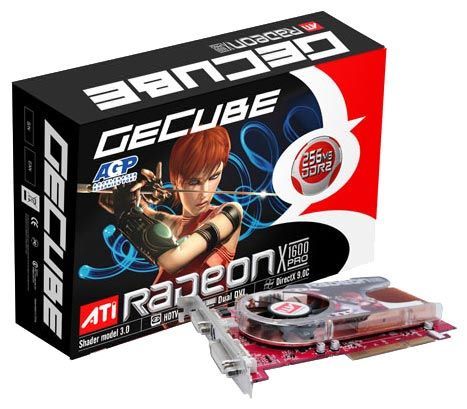 Отзывы GeCube Radeon X1600 Pro 500Mhz AGP 256Mb 780Mhz 128 bit 2xDVI TV YPrPb