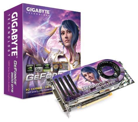 Отзывы GIGABYTE GeForce 8800 GTS 500Mhz PCI-E 640Mb 1600Mhz 320 bit 2xDVI TV HDCP YPrPb