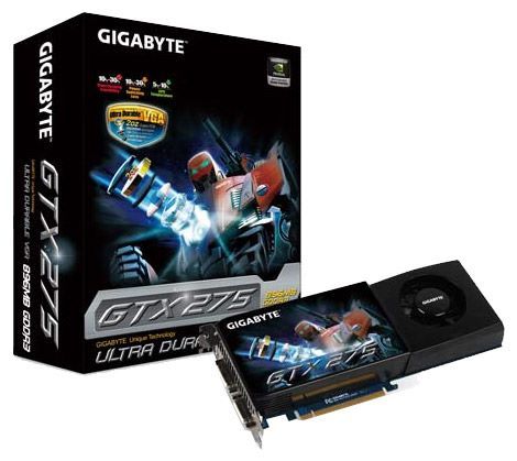 Отзывы GIGABYTE GeForce GTX 275 633Mhz PCI-E 2.0 896Mb 2268Mhz 448 bit 2xDVI TV HDCP YPrPb