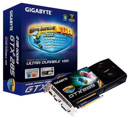 Отзывы GIGABYTE GeForce GTX 285 660Mhz PCI-E 2.0 2048Mb 2400Mhz 512 bit DVI HDMI HDCP