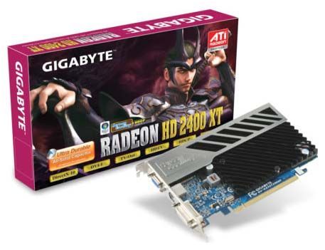 Отзывы GIGABYTE Radeon HD 2400 XT 700Mhz PCI-E 256Mb 1600Mhz 64 bit DVI TV HDCP YPrPb