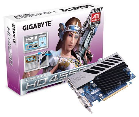 Отзывы GIGABYTE Radeon HD 4550 600Mhz PCI-E 2.0 512Mb 1600Mhz 64 bit DVI HDMI HDCP Silent