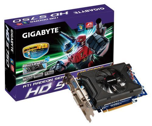 Отзывы GIGABYTE Radeon HD 5750 740Mhz PCI-E 2.1 1024Mb 4800Mhz 128 bit 2xDVI HDMI HDCP